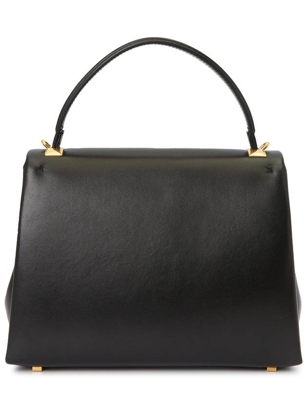 one stud small tote bag black - VALENTINO - BALAAN 5