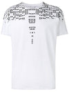 Rey Numbering Print Short Sleeve T-Shirt White - MARCELO BURLON - BALAAN 1