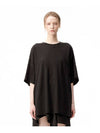 SQUARE OVERSIZED T SHIRT Oversized short-sleeved T-shirt - MONOPHOBIA - BALAAN 1