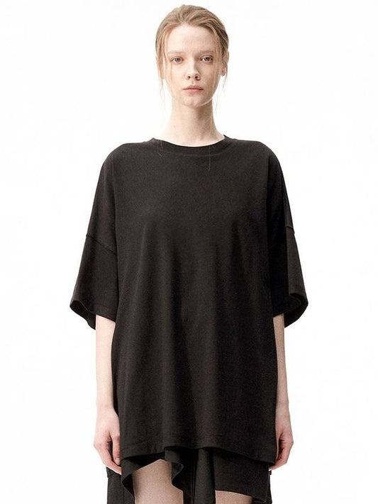 SQUARE OVERSIZED T SHIRT Oversized short-sleeved T-shirt - MONOPHOBIA - BALAAN 1