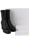 High heel leather angle boots 38 1 2 33554 3 - CHLOE - BALAAN 8