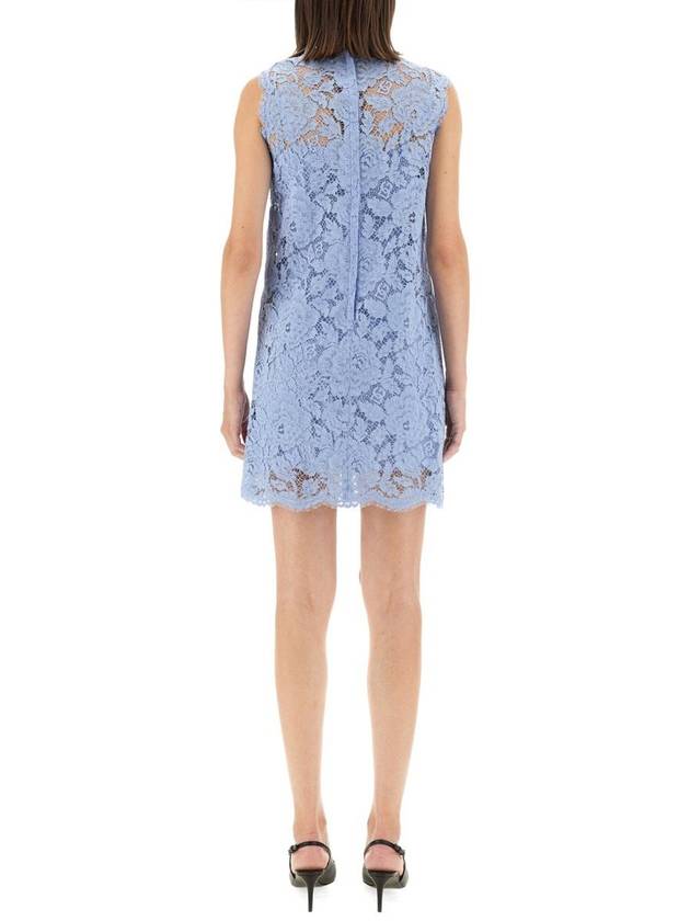 Dolce & Gabbana Floral Lace Line Dress - DOLCE&GABBANA - BALAAN 3