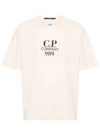 20/1 Jersey Boxy Logo Short Sleeve T-Shirt White - CP COMPANY - BALAAN 2