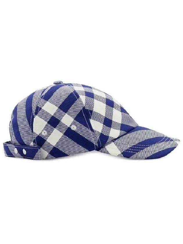 Check Ball Cap Blue - BURBERRY - BALAAN 7