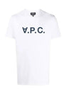 Men's VPC Logo Short Sleeve T-Shirt White - A.P.C. - BALAAN 2