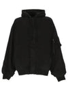 Back Logo Padded Bomber Jacket Black - BALENCIAGA - BALAAN 2