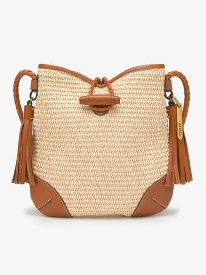 Taggy Raffia Cross Bag Cognac - ISABEL MARANT - BALAAN 2