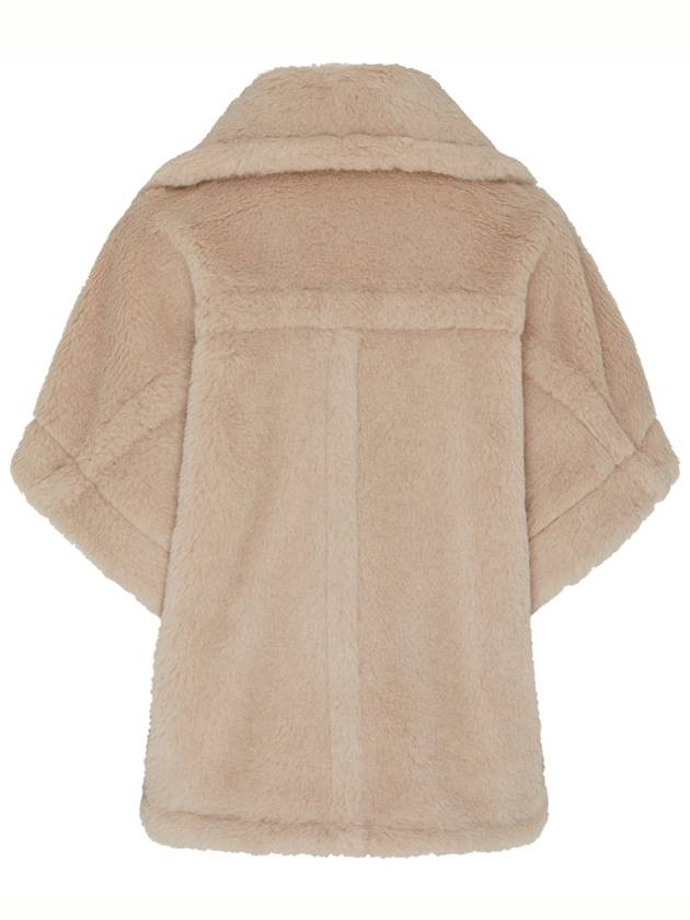 Zip-Up Short-Sleeve Cape Beige - MAX MARA - BALAAN 8