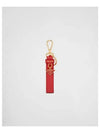 Saffiano Small Logo Charm Key Holder Red - PRADA - BALAAN 2