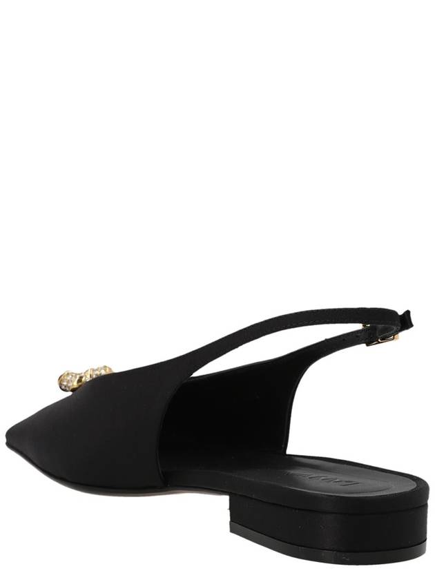 Mule Slippers FWBASS06RASOP2310 Black - LANVIN - BALAAN 3