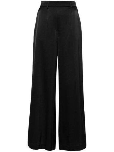 Forte_Forte Stretch Silk Satin Wide Pants Clothing - FORTE FORTE - BALAAN 1