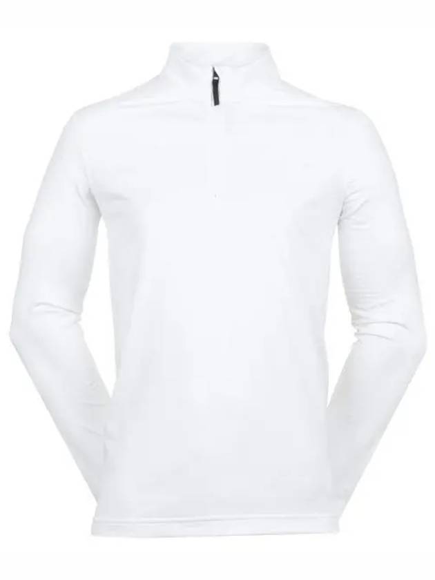 Golf Dri Fit Victory Half Zip Long Sleeve T-Shirt White - NIKE - BALAAN 2