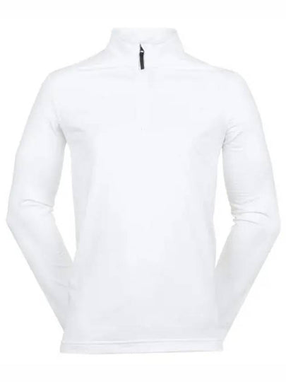 Golf Dri Fit Victory Half Zip Long Sleeve T-Shirt White - NIKE - BALAAN 2