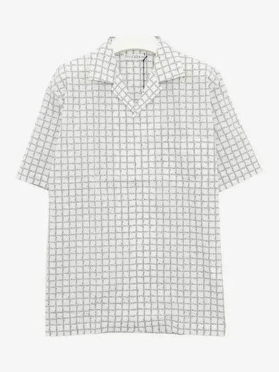 Logo Grid Short Sleeve T Shirt White - JW ANDERSON - BALAAN 2