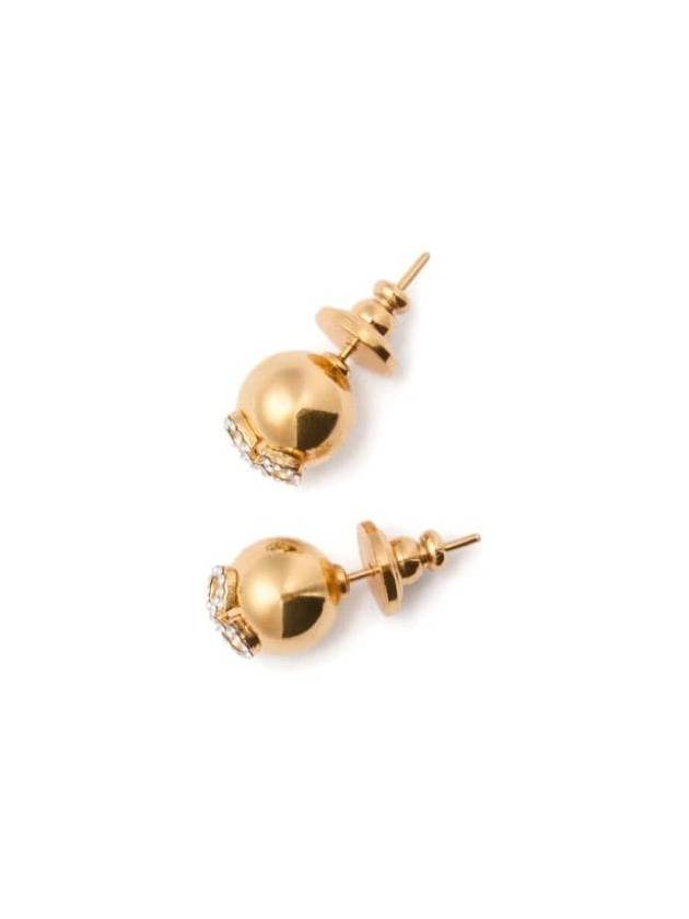 VALENTINO VLOGO SIGNATURE STRASS EARRINGS - VALENTINO - BALAAN 3