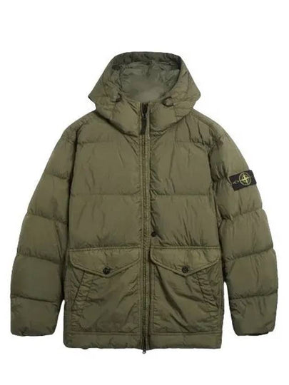 Crinkle Reps Re-Nylon Down Padding Green - STONE ISLAND - BALAAN 2