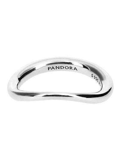 Organically Shaped Band Ring Silver - PANDORA - BALAAN 2