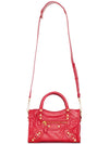 Giant City Mini Leather Tote Bag Red - BALENCIAGA - BALAAN 6