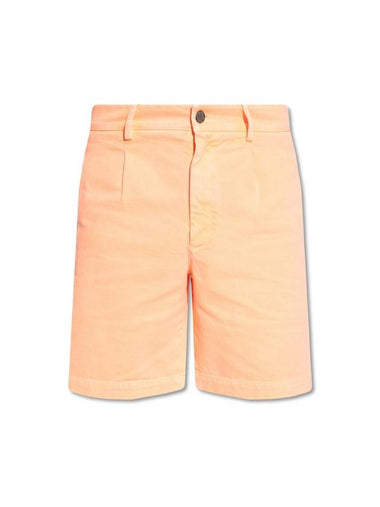 Shorts With Logo Men's Orange - PALM ANGELS - BALAAN 1