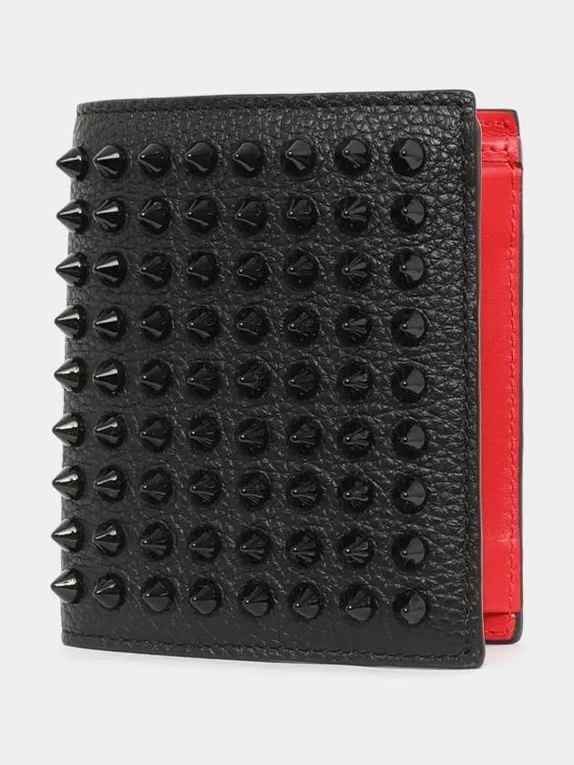 Pharos Spike Half-Wallet Black - CHRISTIAN LOUBOUTIN - BALAAN 3