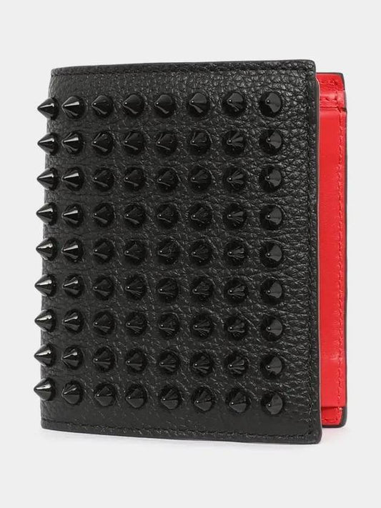 Pharos Spike Half-Wallet Black - CHRISTIAN LOUBOUTIN - BALAAN 2