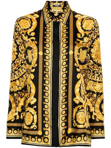 Shirt 1001360 1A10193 5B000 NERO ORO - VERSACE - BALAAN 1