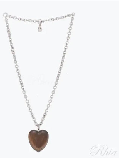 The Pietra Necklace Silver Brown - JACQUEMUS - BALAAN 2