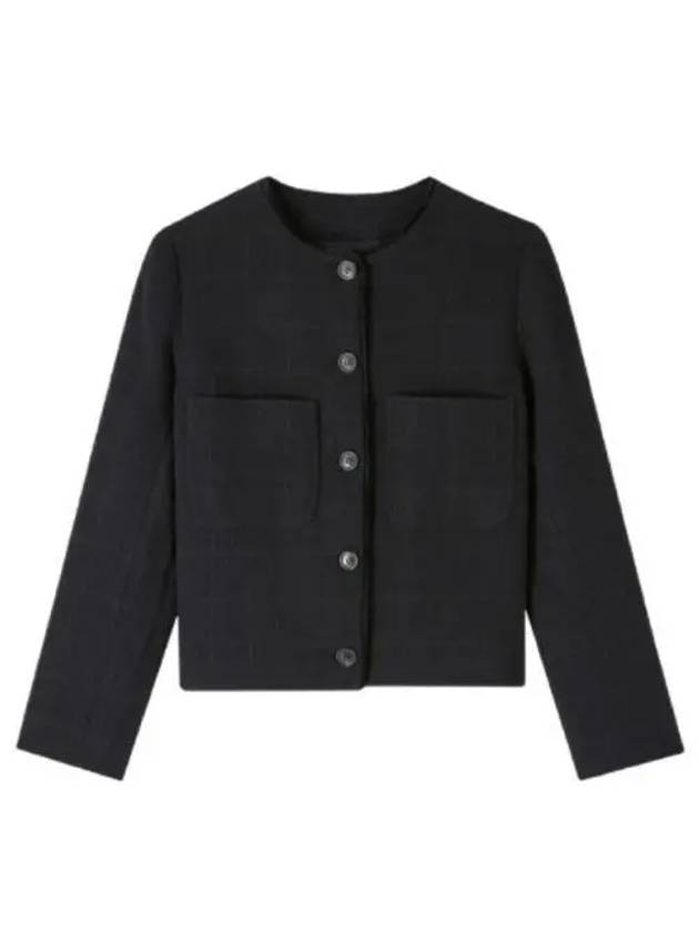 Stella Tweed Jacket Black - A.P.C. - BALAAN 2