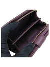 Purple leather half wallet - COACH - BALAAN 4