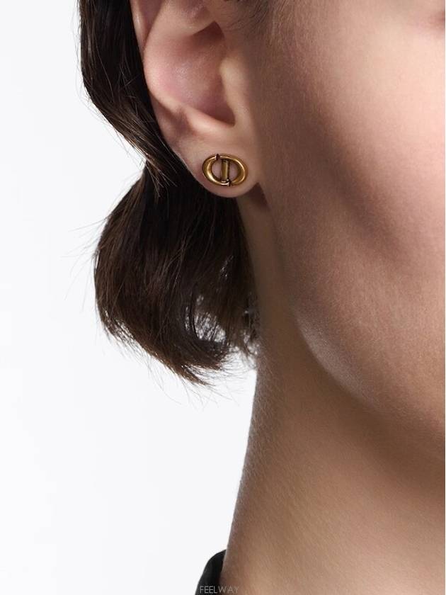 Lucky Charms Stud Metal Earrings Gold Set - DIOR - BALAAN 5