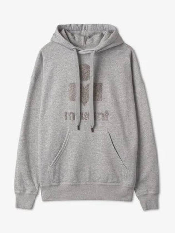 Mansell Logo Hoodie Gray SW0001FAA1M77E02GY - ISABEL MARANT - BALAAN 1