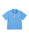 Hello Lala Zip-Up Polo Shirt Blue - LALA SMILE - BALAAN 1