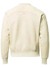 Heart Logo Overfit Sweatshirt Beige - AMI - BALAAN 4