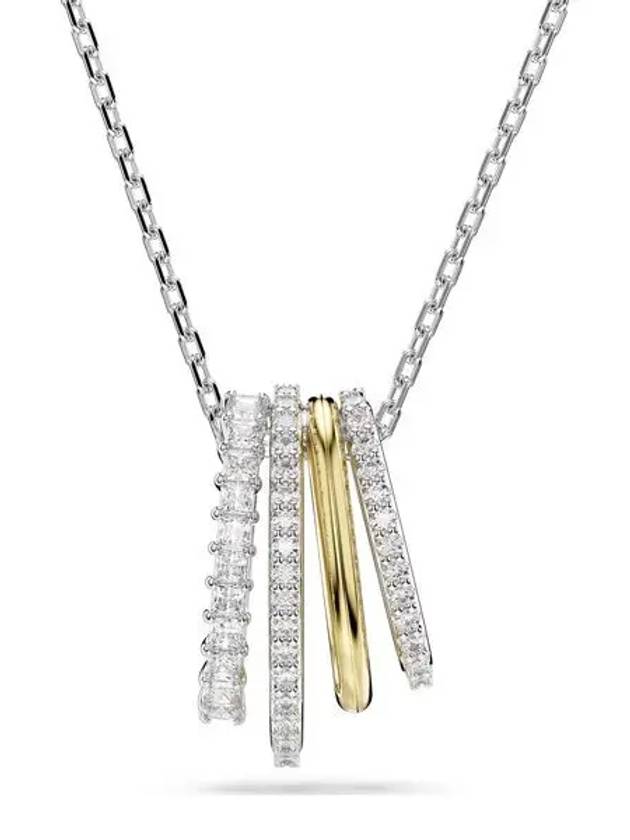 Hyperbola Pendant Necklace Silver - SWAROVSKI - BALAAN 3