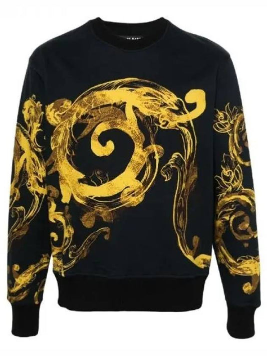 24 WATERCOLOR COUTURE SWEATSHIRT 76GAI3RW FS141 G89 1243418 - VERSACE - BALAAN 1