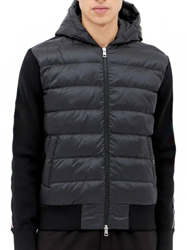 Quilted wool cardigan black - MONCLER - BALAAN 2