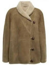 Avenilla shearling coat khaki MA127722A002E67KI - ISABEL MARANT - BALAAN 2