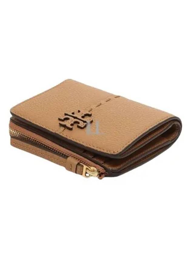 McGraw Leather Half Wallet Brown - TORY BURCH - BALAAN 2