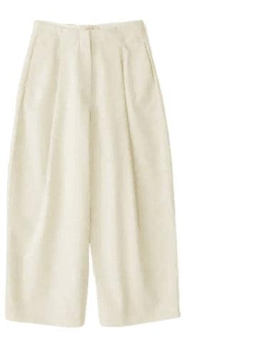 Dordoni Volume Wide Pants Cream - STUDIO NICHOLSON - BALAAN 1