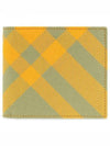 Check Half Wallet Yellow - BURBERRY - BALAAN 2