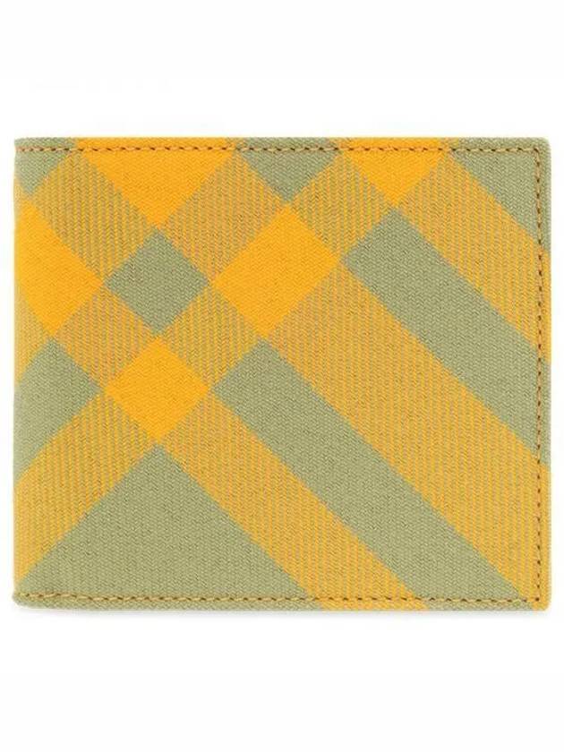 Check Half Wallet Yellow - BURBERRY - BALAAN 2