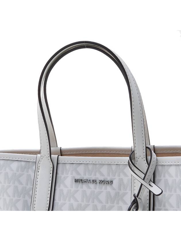 Eliza Extra Small Logo Tote Bag White - MICHAEL KORS - BALAAN 9