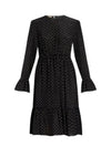 Polka Dot GG Silk Midi Dress Black - GUCCI - BALAAN 2