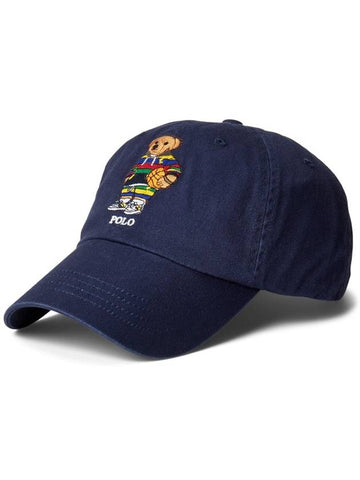 Embroidered Bear Ball Cap Navy - POLO RALPH LAUREN - BALAAN 1