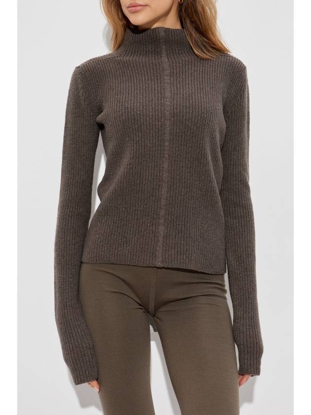 Rick Owens Wool Sweater Headon, Women's, Brown - RICK OWENS - BALAAN 3