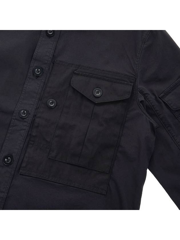 Mid Layer Long Sleeve Shirt Black - TEN C - BALAAN.