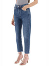 Riley Crop Denim Jeans Blue - AGOLDE - BALAAN 5