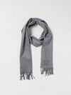 Wsdalia Logo Fringe Cashmere Muffler Grey - MAX MARA - BALAAN 1