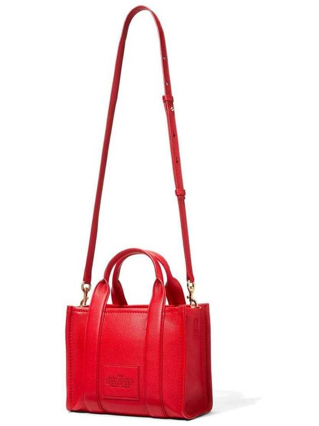 Small Leather Tote Bag Red - MARC JACOBS - BALAAN 5