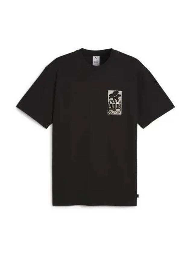 x Perks Mini Graphic Short Sleeve T Shirt Black 624070 01 - PUMA - BALAAN 1